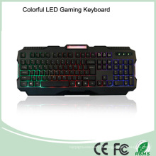 Grade um LED de jogo de teclado colorido com fio de qualidade superior (KB-1901EL-C)